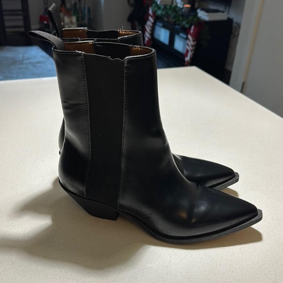 H&M Black Ankle Boots - Picture 2 of 4